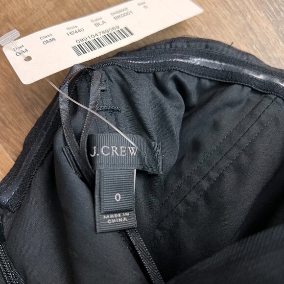 NEW J. Crew Black Strapless Tulle Voluminous Puffy Midi Dress Sz 0 - Picture 10 of 16